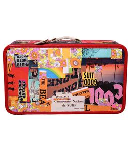 Find Your California - Grande valise customisée 61 x 35 x 20 cm - Rouge