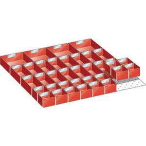 matériel de subdivision pour tiroirs 612x612x50mm