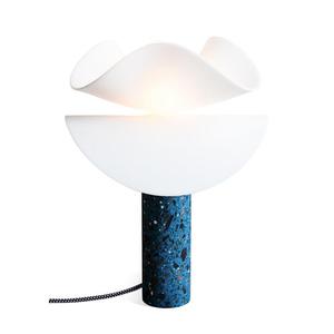SWAP-IT-Lampe à poser Jesmonite/Plexiglas H45cm Bleu