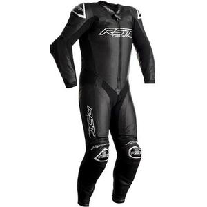 RST Race Dept V4.1 Airbag One Piece Moto Cuir-Costume, noir-blanc, taille S