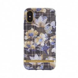 Richmond & Finch - Coque Rigide Floral Checked - Couleur : Multicolore - Modèle : iPhone X
