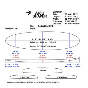 Planche de Surf Egg Clear