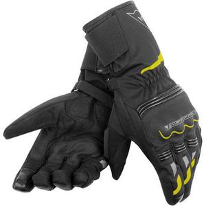 Dainese Tempest Unisex D-Dry Gants de moto longue, noir-jaune, taille 3XL