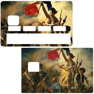 Sticker pour carte bancaire, Liberté, egalité, fraternité