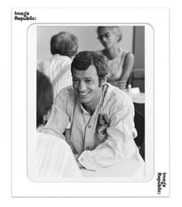 Image Republic - Affiche Belmondo Le Cerveau 40 x 50 cm - Noir