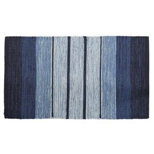 Tapis d'intérieur antidérapant indigo 140x200 cm