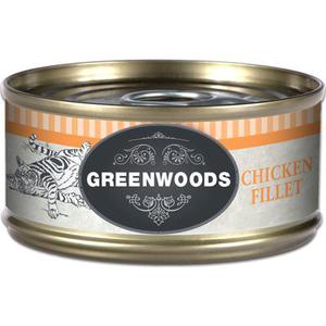 6x70g Adult, poulet Greenwoods - Pâtées pour Chat