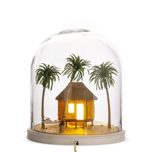 MY LITTLE HOLIDAY-Lampe à poser Dôme H26.8cm Gris