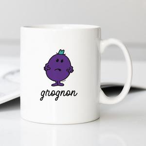 Mug Grognon Coeur - Blanc - Taille TU
