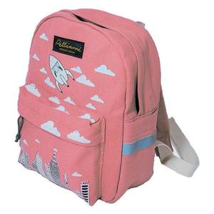 Cartable Sac à dos Maternelle Rose Pellianni - Cartable Coton bio