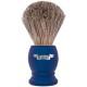 Blaireau PLISSON à brosse en pur poil gris, Taille 12, gamme Essentiel, manche bleu nuit