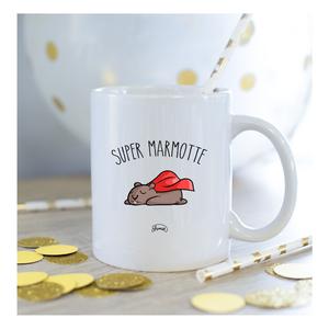 Mug Super Marmotte - Blanc - Taille TU