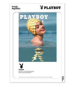 Image Republic - Affiche Playboy Couverture Août 1962 56 x 76 cm - Blanc