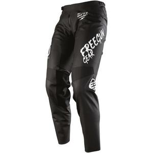 Freegun Speed Full Black Pantalon de motocross pour enfants, noir, taille 12/14 pour Des gamins