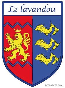 Sticker, Blason LE LAVANDOU