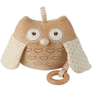 Peluche Boite à musique avec Anneau de dentition EverEarth Hibou E