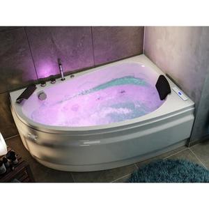 Baignoire Balnéo Startdust 150x95 à droite Made in Germany 22 buses avec robinet