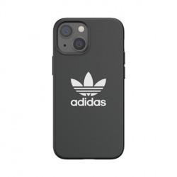 Adidas - Coque Souple Trefoil - Couleur : Noir - Modèle : iPhone 13 Mini