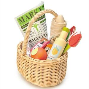 Jouet en bois Marchande Panier de Course garni Tender Leaf Toys -