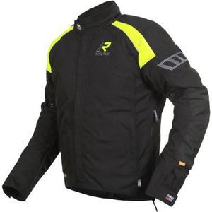 Rukka Herm Gore-Tex Veste textile de moto, noir-jaune, taille 66