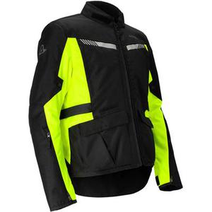 Acerbis X-Trail Veste textile de moto, noir-jaune, taille XL
