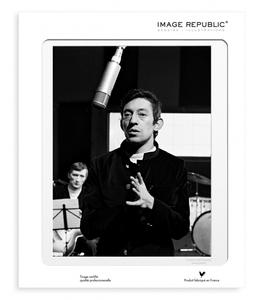 Image Republic - Affiche La Galerie "Gainsbourg Studio" 40 x 50 cm - Blanc
