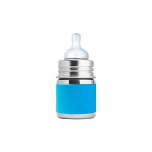 Biberon Inox 150 ml Tétine Débit lent Pura Kiki - Gourde Enfant éc