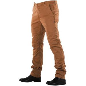 Overlap Chino Jeans de moto, brun, taille 38