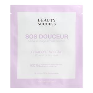 Beauty Success Masque Monodose SOS Douceur Masque Tissu Visage Sachet 20 ml