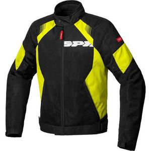 Spidi Flash Evo Net WindOut Veste textile de moto, noir-jaune, taille 3XL