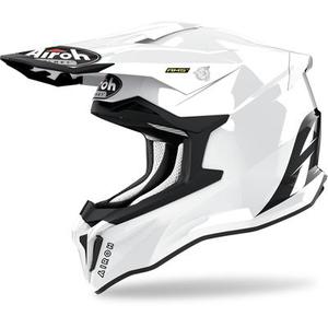 Airoh Strycker Color Carbon Casque Motocross, blanc, taille XS