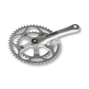 Pédalier Stronglight Impact Compact 50/34 170/172.5 mm Carré Argent -
