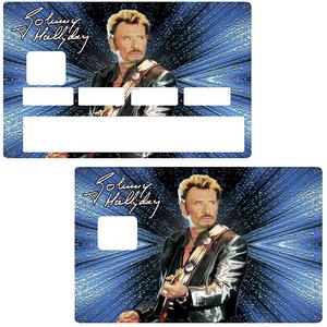 Sticker pour carte bancaire, Tribute to Johnny Hallyday, 2 éme edit. limitée 300 ex, 1 sur 300