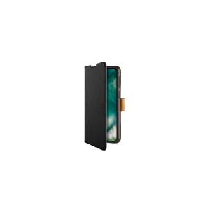Xqisit - Etui Avec Coque Arrière Intégrée Slim Wallet Selection - Couleur : Noir - Modèle : Galaxy A13