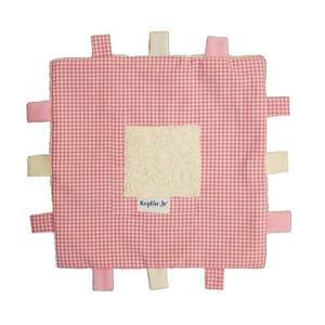 Keptin-jr Doudou Carré Rose - Doudou Coton Organic