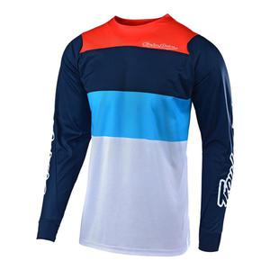 Maillot cross Troy Lee Designs 2019 19.1 SE Beta - Orange Bleu XL