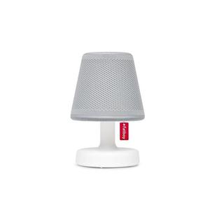EDISON THE PETIT HOODIE-Lampe à poser LED avec Abat jour Polyester rechargeable H25cm Gris