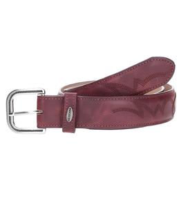 Mexicana - Femme - 80 - Ceinture en Cuir Fury Cherry Red - Rouge