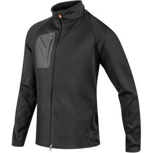 Komperdell Full Zip Sweater Veste protectrice, noir-orange, taille XL