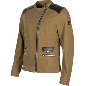 Helstons Cher Veste textile de moto de dames, noir-brun, taille XL pour Femmes