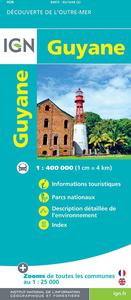 Carte Touristique 84973 - Guyane - 1/400 000
