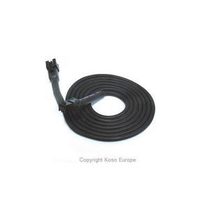 Câble KOSO pour capteur de température 1 mètre, (prise noire), blanc