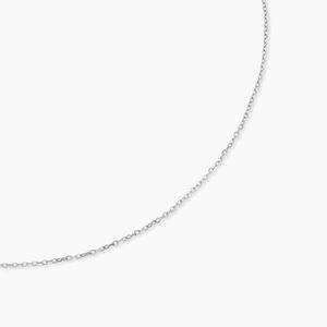 Chaîne Igoa Maille Forçat Diamantee Or Blanc