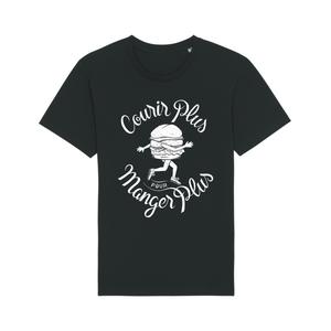 T-shirt Homme - Courir Plus Pour Manger Plus - Noir - Taille XL