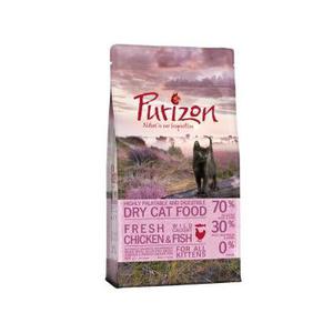 Offre d'essai : croquettes Purizon sans céréales, 400 g pour chat - Kitten poulet, poisson