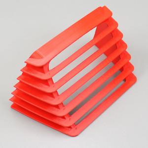 Grille de plaque phare Peugeot 103 SPX, RCX... rouge