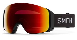 Masque de Ski 4D Mag - Black - Chromapop Sun Red Mirror + Chromapop St