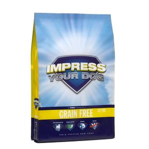Aliments chien - impress your dog grain free 12,5 kg