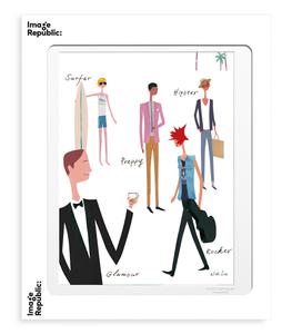 Image Republic - Affiche WLPP "LA Mens Fashion" 40 x 50 cm