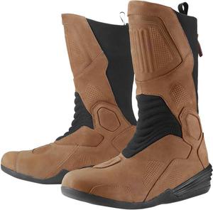 Bottes moto route Icon Joker WP - Marron 41